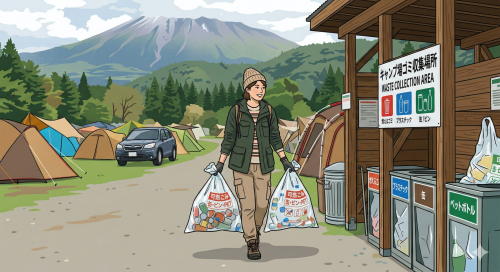 ゴミの管理イラスト